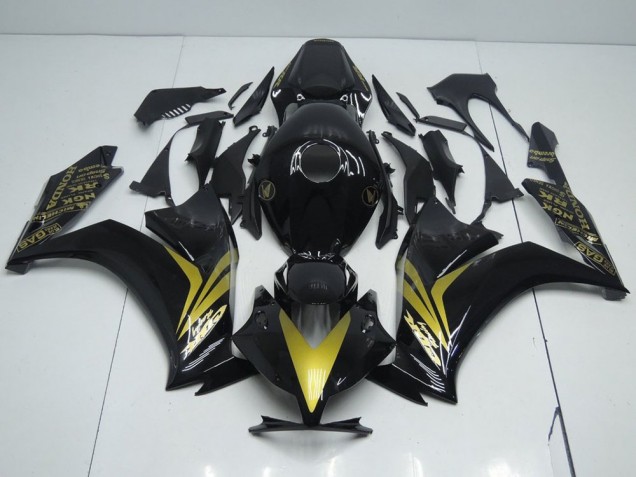 Best 2012-2016 Glossy Black and Gold Honda CBR1000RR Replacement Fairings Canada Best 2012-2016 Glossy Black and Gold Honda CBR1000RR Replacement Fairings Canada