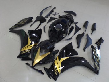 Best 2012-2016 Glossy Black Gold Sticker Honda CBR1000RR Bike Fairings Canada