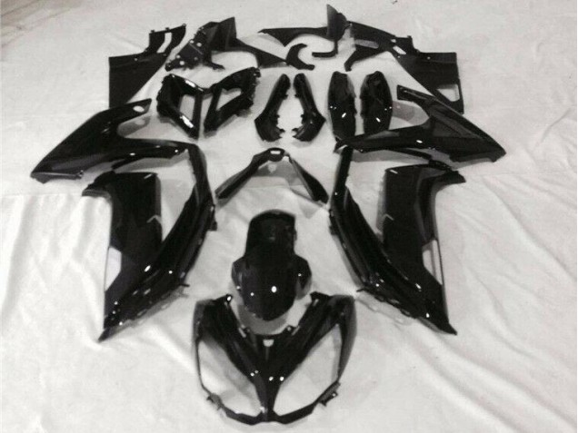 Best 2012-2016 Glossy Black Kawasaki EX650 Motor Bike Fairings Canada Best 2012-2016 Glossy Black Kawasaki EX650 Motor Bike Fairings Canada