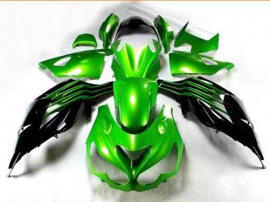 Best 2012-2021 Black Green Kawasaki ZX14R ZZR1400 Motorcycle Replacement Fairings Canada