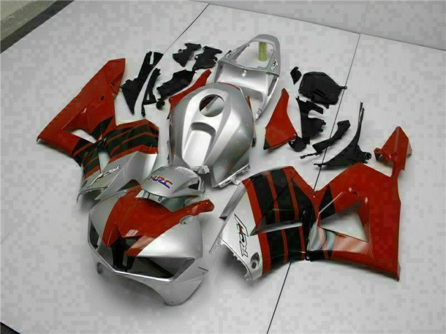Best 2013-2021 Red Silver Honda CBR600RR Motorcycle Fairing Kits Canada Best 2013-2021 Red Silver Honda CBR600RR Motorcycle Fairing Kits Canada