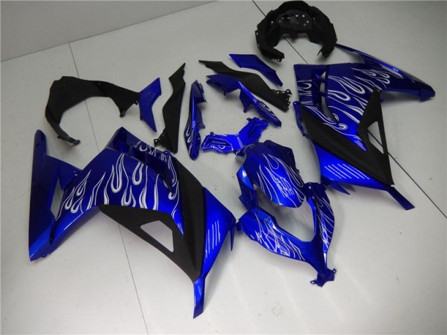 Best 2013-2016 Blue White Black Kawasaki EX300 Bike Fairing Canada Best 2013-2016 Blue White Black Kawasaki EX300 Bike Fairing Canada