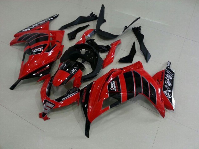 Best 2013-2016 Red Black Airfore Kawasaki ZX300R Motorbike Fairings Canada Best 2013-2016 Red Black Airfore Kawasaki ZX300R Motorbike Fairings Canada