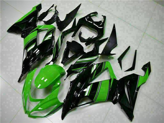 Best 2013-2018 Black Green Kawasaki ZX6R Motor Fairings Canada Best 2013-2018 Black Green Kawasaki ZX6R Motor Fairings Canada