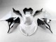 Best 2013-2018 White Black Kawasaki ZX6R Motorbike Fairings Canada Best 2013-2018 White Black Kawasaki ZX6R Motorbike Fairings Canada