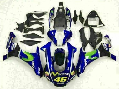 Best 2015-2019 Blue Yamaha YZF R1 Motorcycle Fairing Kit Canada