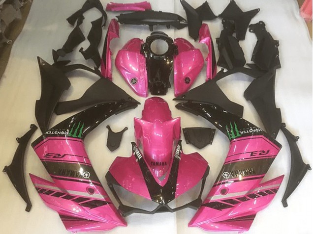 Best 2015-2022 Pink and Black Yamaha YZF R3 Replacement Fairings Canada Best 2015-2022 Pink and Black Yamaha YZF R3 Replacement Fairings Canada