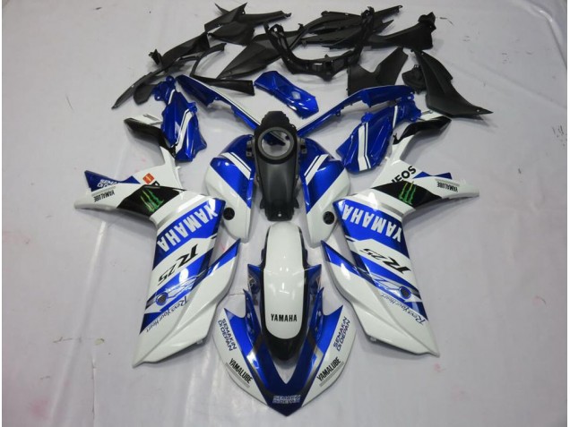 Best 2015-2022 White Monster Yamaha YZF R3 Replacement Fairings Canada