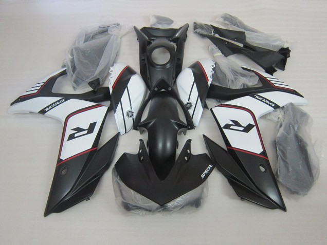 Best 2015-2022 Black White Yamaha YZF R3 Motor Fairings Canada