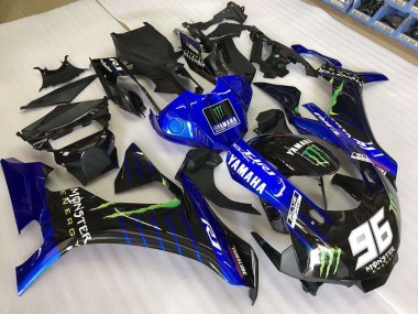 Best 2015-2019 Yamaha YZF R1 Motorcycle Fairings MF2337 - Monster Energy Canada