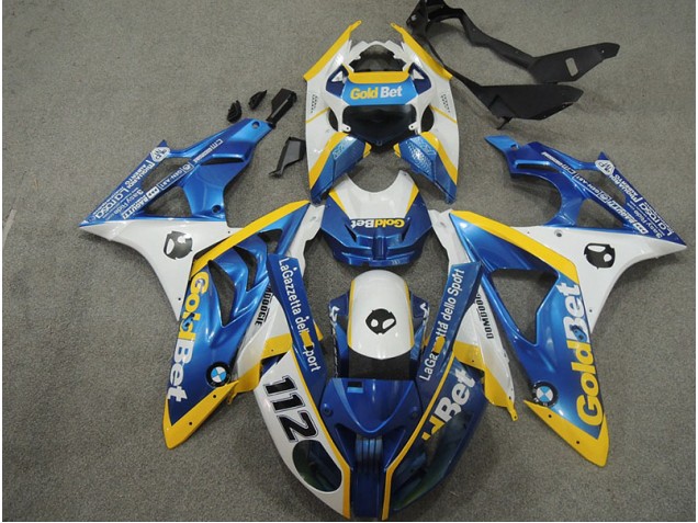 Best 2009-2014 White Blue GoldBet 112 BMW S1000RR Motorbike Fairing Canada Best 2009-2014 White Blue GoldBet 112 BMW S1000RR Motorbike Fairing Canada