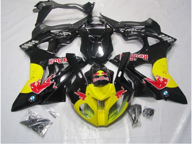 Best 2009-2014 Yellow Black RedBull BMW S1000RR Motorbike Fairing Kits Canada Best 2009-2014 Yellow Black RedBull BMW S1000RR Motorbike Fairing Kits Canada