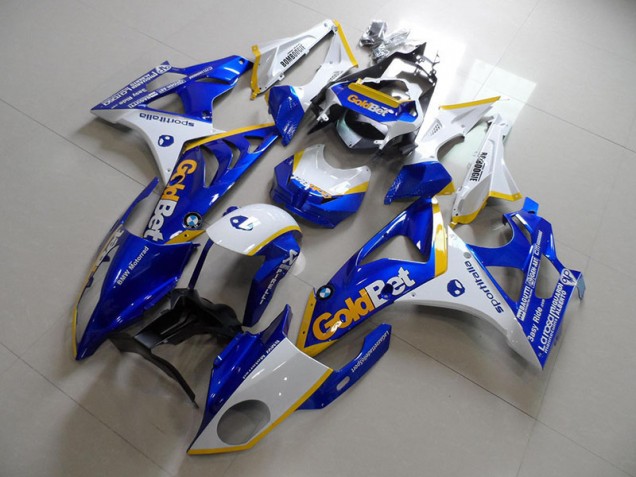 Best 2009-2014 Blue White GoldBet BMW S1000RR Motorcycle Fairings Kit Canada Best 2009-2014 Blue White GoldBet BMW S1000RR Motorcycle Fairings Kit Canada