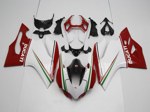 Best 2011-2014 White Red Ducati 1199 Motor Bike Fairings Canada Best 2011-2014 White Red Ducati 1199 Motor Bike Fairings Canada