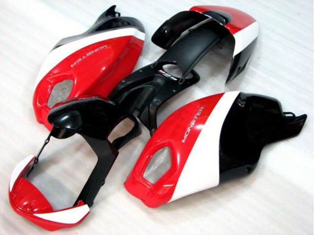 Best 2008-2012 Black Red White Monster Ducati Monster 696 Motorcyle Fairings Canada Best 2008-2012 Black Red White Monster Ducati Monster 696 Motorcyle Fairings Canada