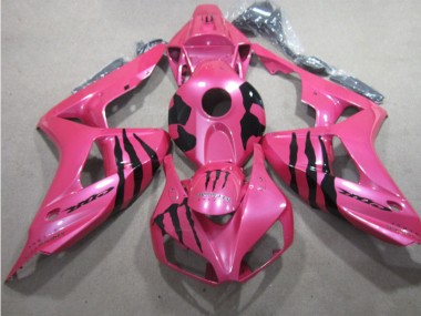 Best 2006-2007 Pink Black Monster Honda CBR1000RR Motor Fairings Canada