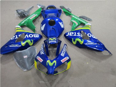 Best 2006-2007 Blue Movistar Castrol Honda CBR1000RR Motorbike Fairings Canada