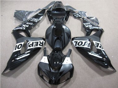 Best 2006-2007 Black Repsol Honda CBR1000RR Motorcycle Fairing Kits Canada