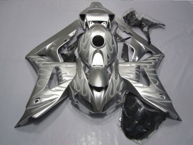 Best 2006-2007 Silver Flame Honda CBR1000RR Bike Fairings Canada