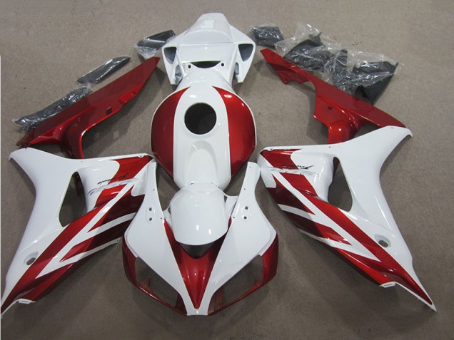 Best 2006-2007 Red White Honda CBR1000RR Motor Bike Fairings Canada Best 2006-2007 Red White Honda CBR1000RR Motor Bike Fairings Canada