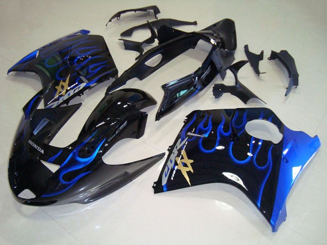 Best 1996-2007 Black Blue Flame Honda CBR1100XX Blackbird Bike Fairing Canada Best 1996-2007 Black Blue Flame Honda CBR1100XX Blackbird Bike Fairing Canada