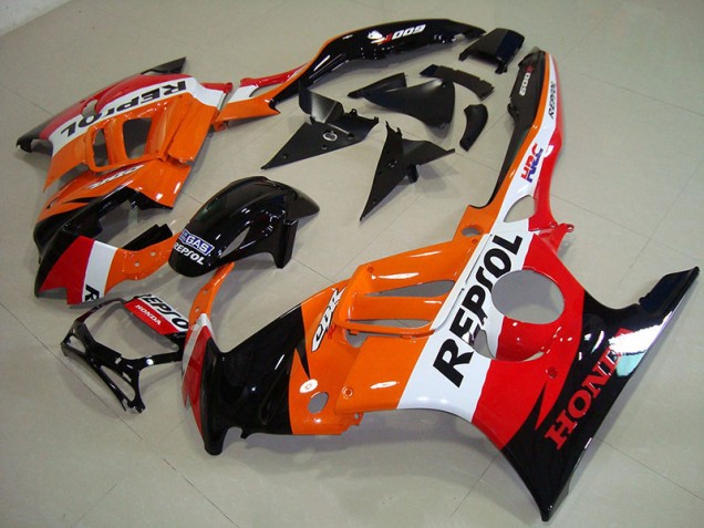 Best 1995-1998 Black Orange Repsol Honda CBR600 F3 Replacement Fairings Canada Best 1995-1998 Black Orange Repsol Honda CBR600 F3 Replacement Fairings Canada