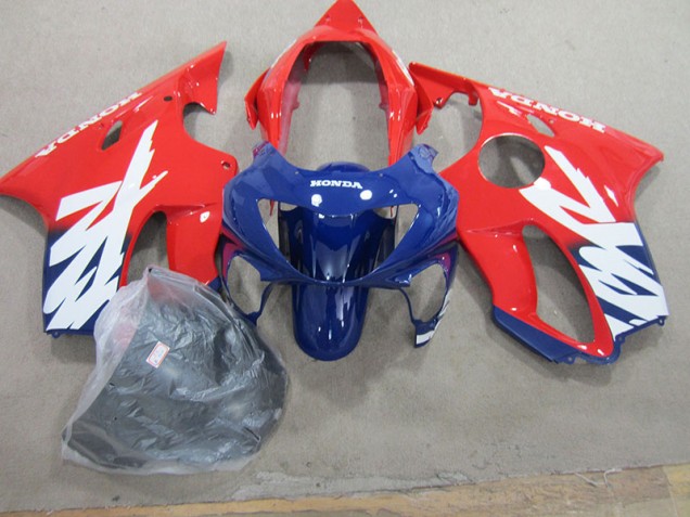 Best 1999-2000 Blue Red Honda CBR600 F4 Motorcycle Fairings Kits Canada