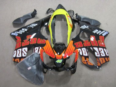 Best 2004-2007 Black Red 46 Honda CBR600 F4i Motorcycle Fairing Kits Canada