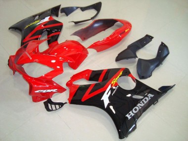 Best 2004-2007 Black Red Honda CBR600 F4i Bike Fairing Kit Canada
