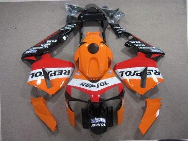 Best 2003-2004 Orange Black Repsol Honda CBR600RR Motorcylce Fairings Canada