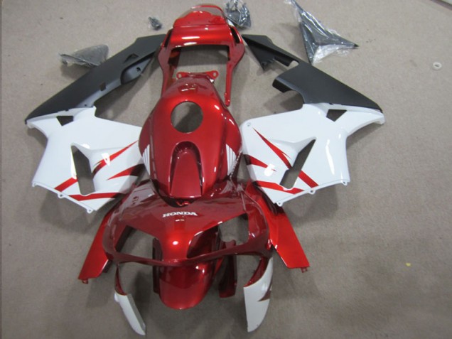 Best 2003-2004 Red White Honda CBR600RR Motorcycle Fairing Kit Canada Best 2003-2004 Red White Honda CBR600RR Motorcycle Fairing Kit Canada