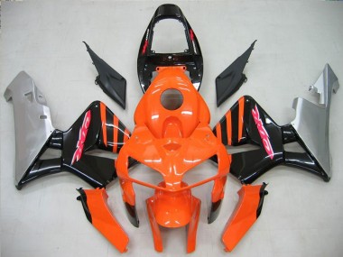 Best 2005-2006 Orange Black Honda CBR600RR Motorcycle Fairing Canada