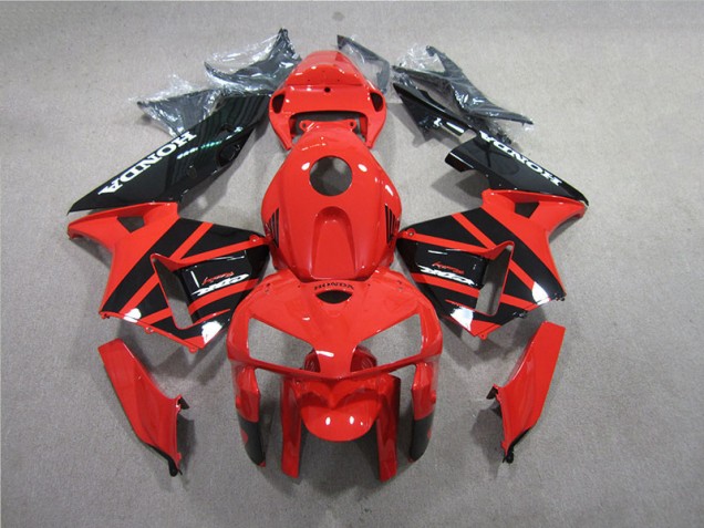 Best 2005-2006 Red Black Honda CBR600RR Motorcycle Replacement Fairings Canada