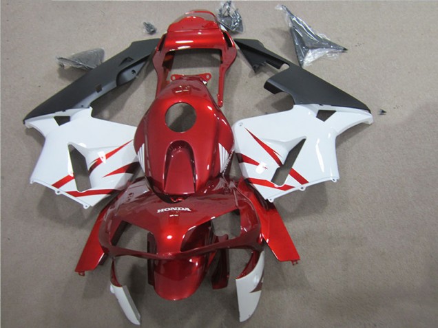 Best 2005-2006 Red White Honda CBR600RR Motorcycle Fairings Canada Best 2005-2006 Red White Honda CBR600RR Motorcycle Fairings Canada