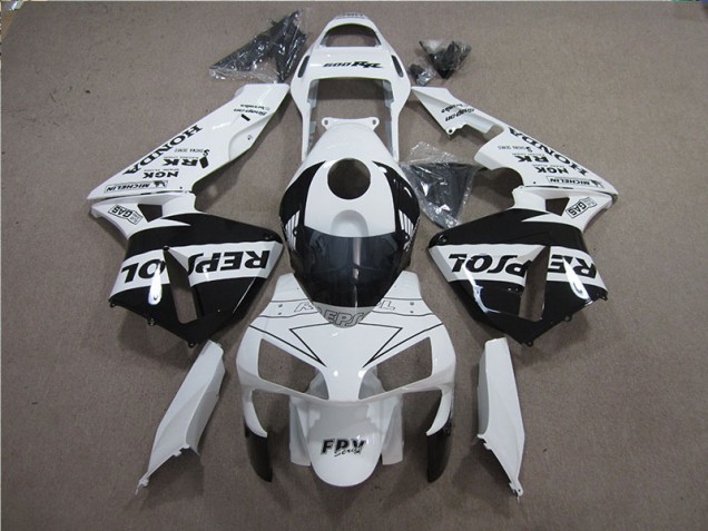 Best 2005-2006 White Black Repsol Honda CBR600RR Motorcylce Fairings Canada Best 2005-2006 White Black Repsol Honda CBR600RR Motorcylce Fairings Canada