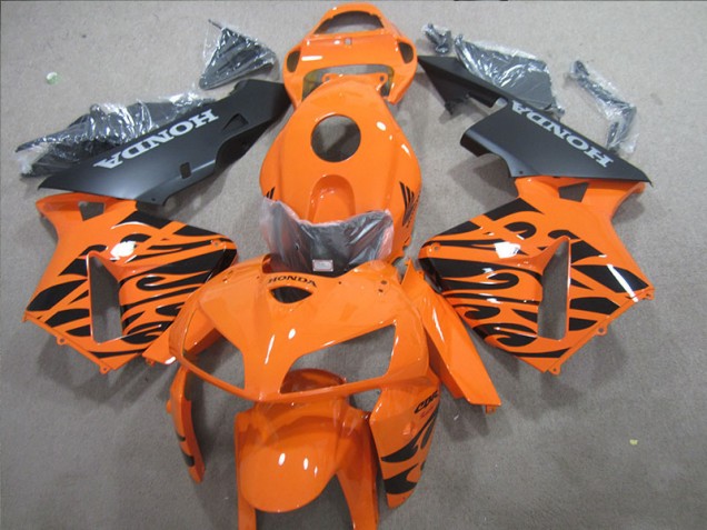 Best 2005-2006 Orange Black Honda CBR600RR Motorbike Fairings Canada Best 2005-2006 Orange Black Honda CBR600RR Motorbike Fairings Canada