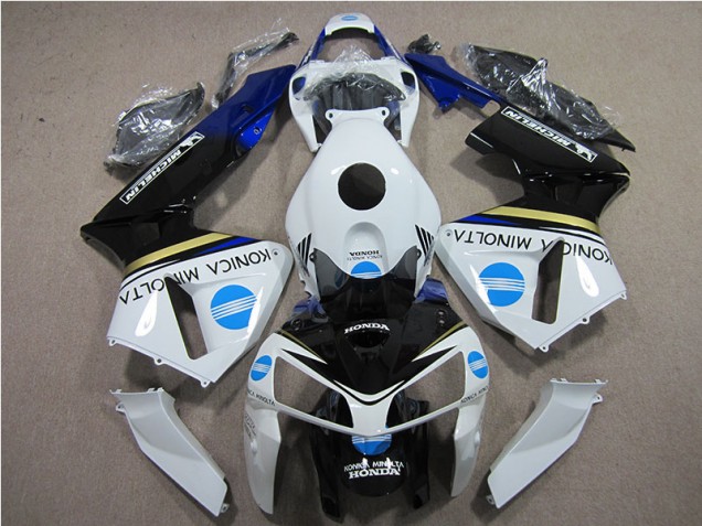 Best 2005-2006 White Blue Konica Minolta Honda CBR600RR Motorcycle Replacement Fairings Canada