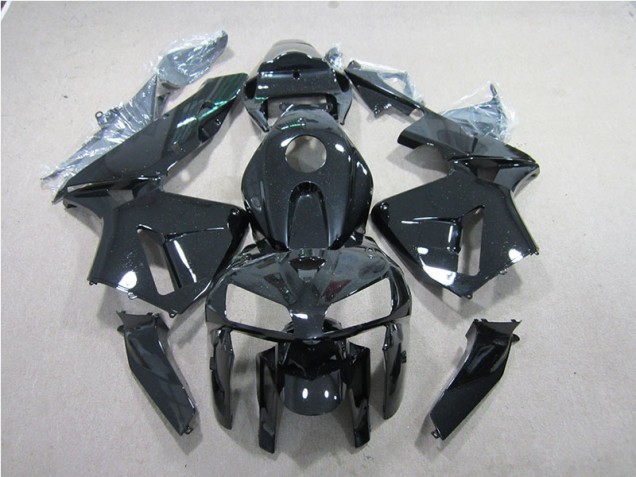 Best 2005-2006 Black Honda CBR600RR Replacement Fairings Canada