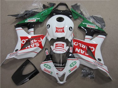 Best 2007-2008 Red White San Carlo Honda CBR600RR Motorbike Fairing Canada