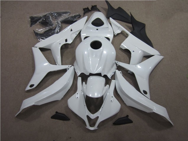 Best 2007-2008 White Honda CBR600RR Bike Fairings Canada