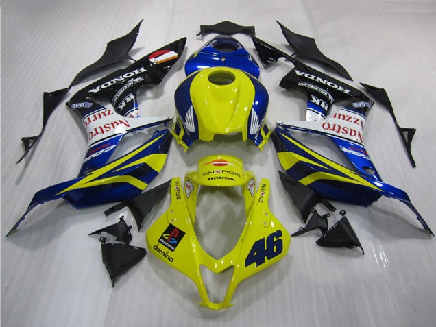 Best 2007-2008 Yellow Blue 46 Honda CBR600RR Motorbike Fairing Canada Best 2007-2008 Yellow Blue 46 Honda CBR600RR Motorbike Fairing Canada
