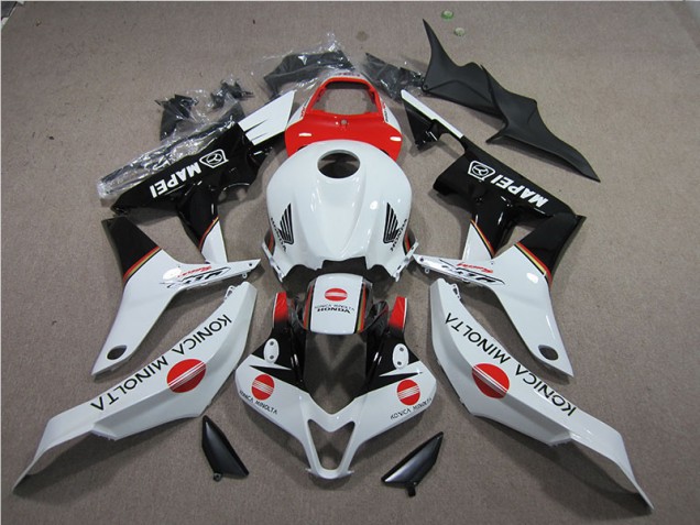 Best 2007-2008 Red White Black Konica Minolta MAPEI Honda CBR600RR Motorcycle Bodywork Canada