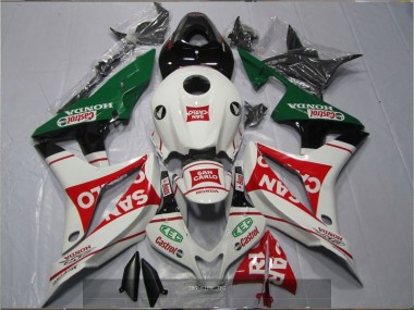 Best 2007-2008 White Red Green San Carlo Castrol Honda CBR600RR Motorcyle Fairings Canada