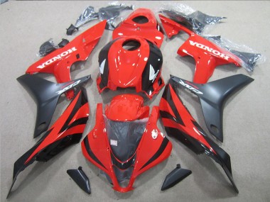 Best 2007-2008 Black Red Honda CBR600RR Motorbike Fairings Canada
