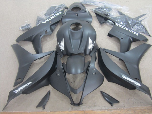 Best 2007-2008 Black White Decal Honda CBR600RR Motorcycle Fairing Kits Canada Best 2007-2008 Black White Decal Honda CBR600RR Motorcycle Fairing Kits Canada