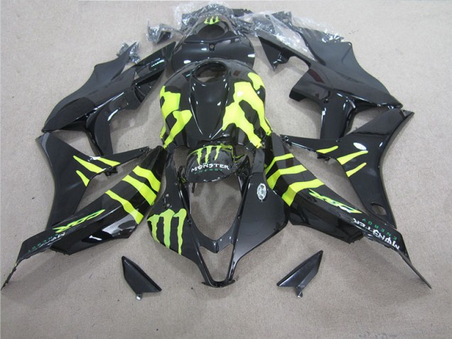 Best 2007-2008 Black Green Monster Honda CBR600RR Motorcycle Fairing Kit Canada Best 2007-2008 Black Green Monster Honda CBR600RR Motorcycle Fairing Kit Canada