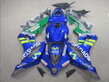 Best 2007-2008 Blue White Movistar Honda CBR600RR Bike Fairing Canada