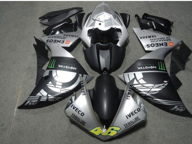 Best 2007-2008 Black Silver Monster IVECO 46 Honda CBR600RR Motorcyle Fairings Canada