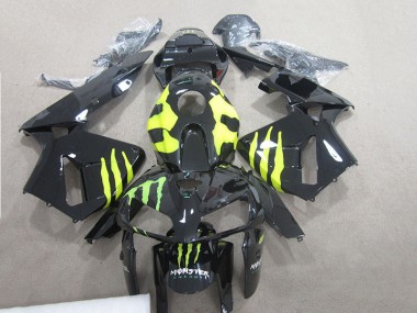 Best 2007-2008 Black Monster Green Honda CBR600RR Motorcylce Fairings Canada