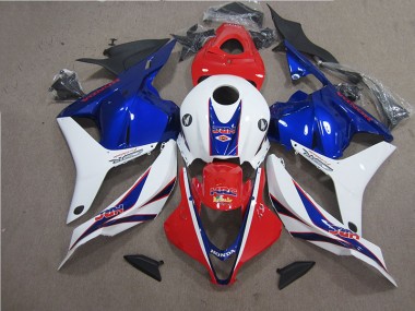 Best 2009-2012 Red White Blue HRC Honda CBR600RR Motorcycle Fairing Kits Canada